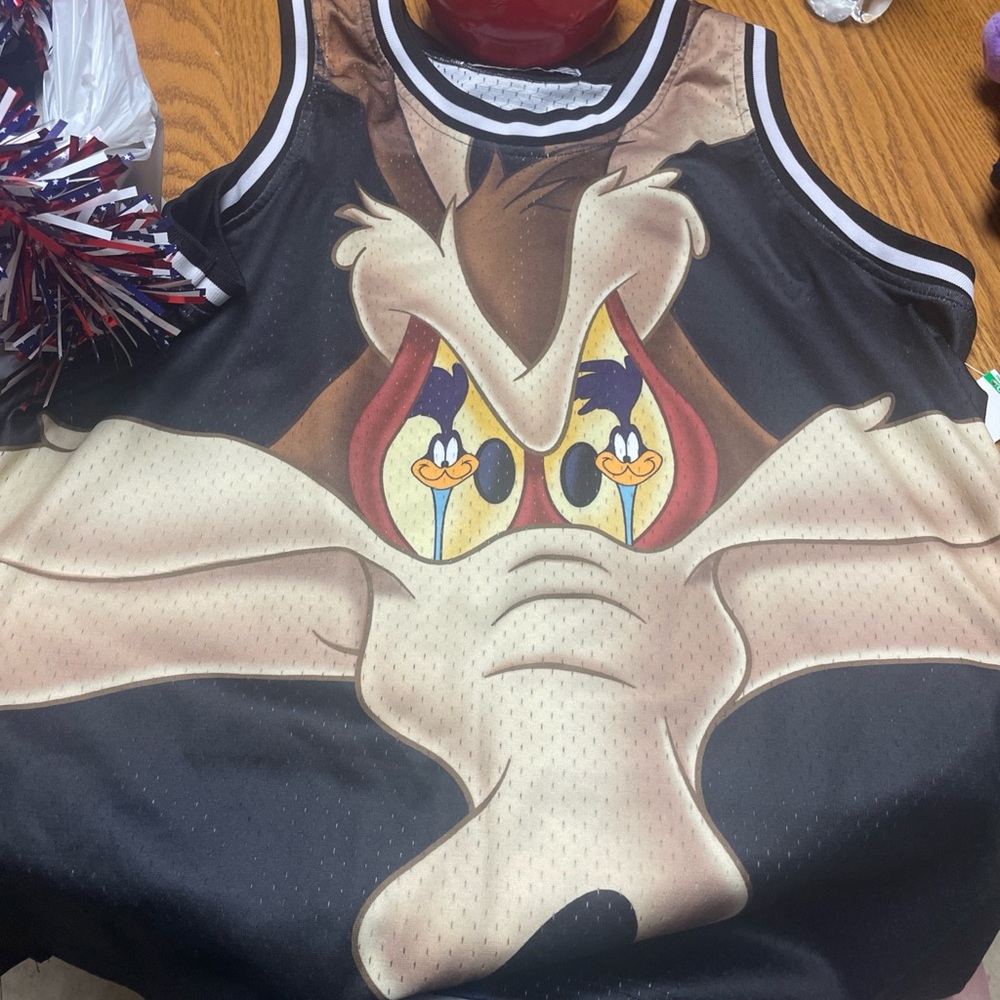 Black Cartoon Character Tank Top